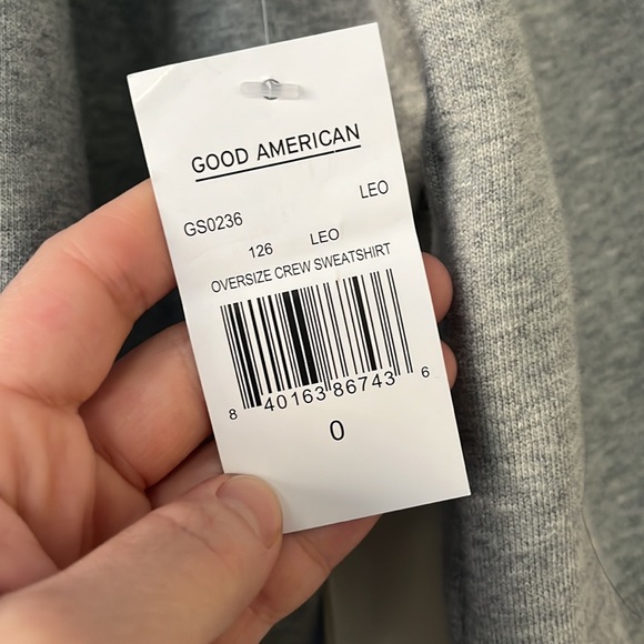 NWT Good American Leo zodiac sweatshirt - Picture 4 of 6